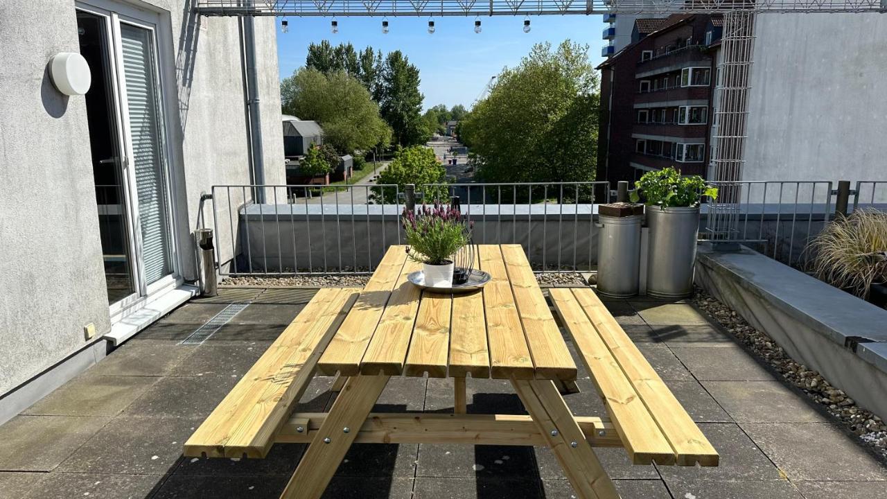 Fischers Ferienwohnung Mit Dachterrasse, Innenstadt Wilhelmshaven Dış mekan fotoğraf